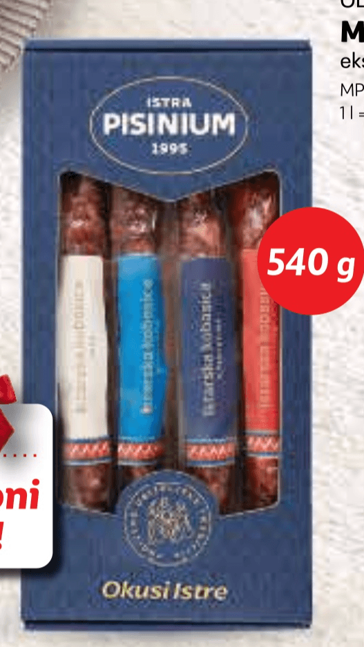 Okusi Istre istarske suhe kobasice 540 g Pisinium - Akcija u trgovini Plodine