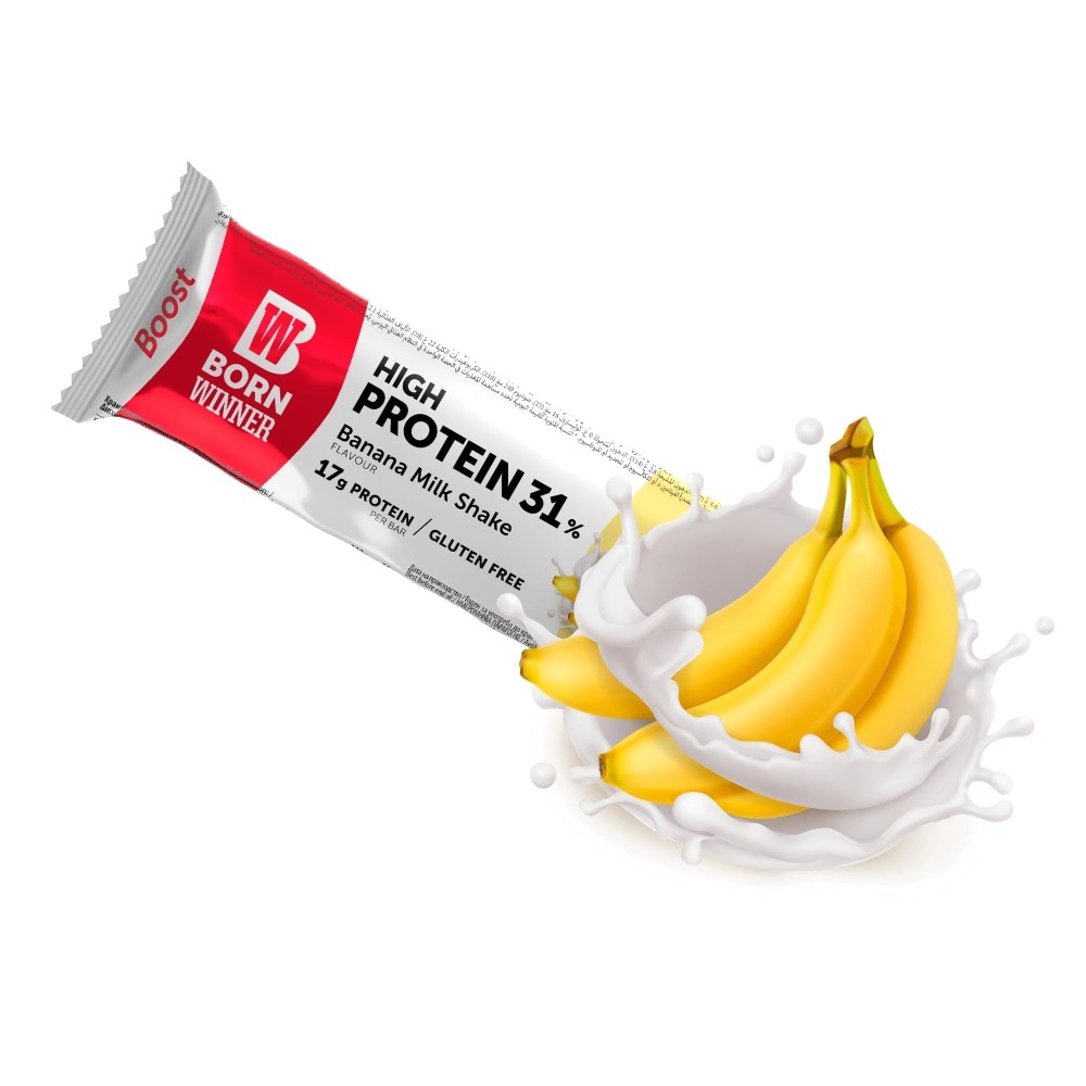 Protein bar banana milk shake 55 g Born Winner Akcija u trgovini NTL