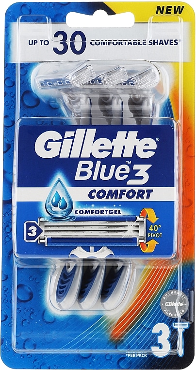 Gillette Blue3 Comfort 6+2 - Akcija u trgovini Kaufland