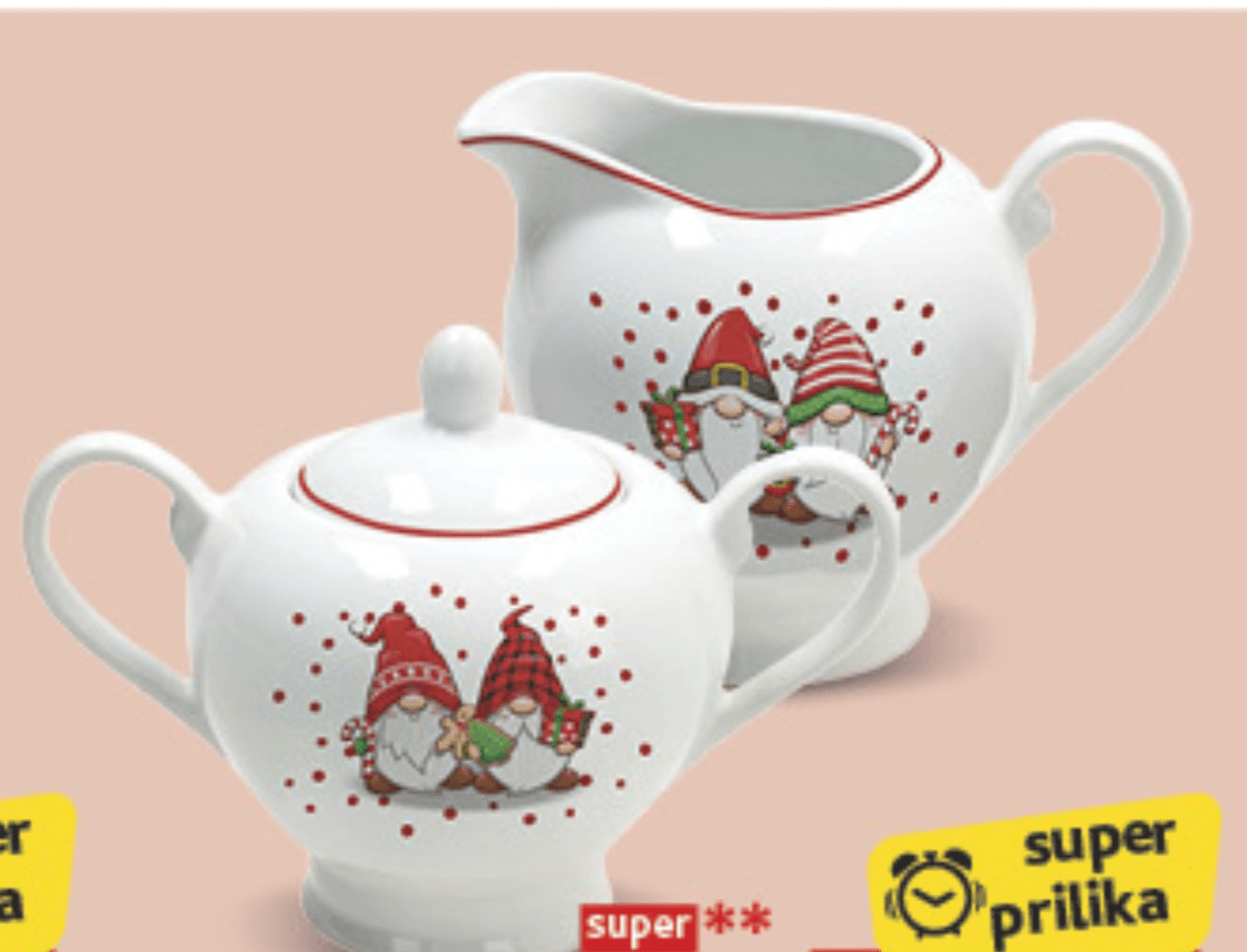 Gnom vrč i posuda set - Akcija u trgovini Konzum