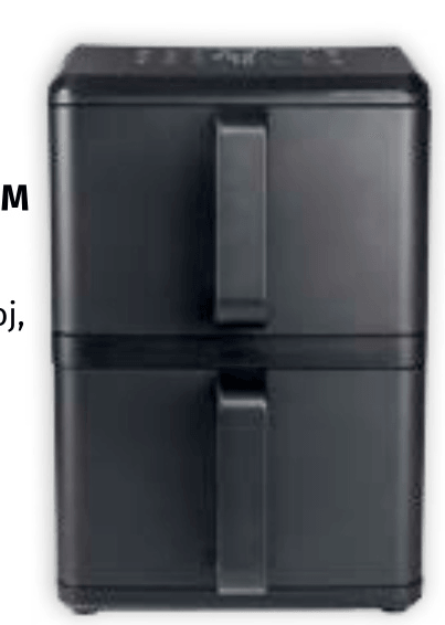 Gourmetmaxx friteza na vrući zrak s dvostrukom komorom 10 L - Akcija u trgovini Mueller