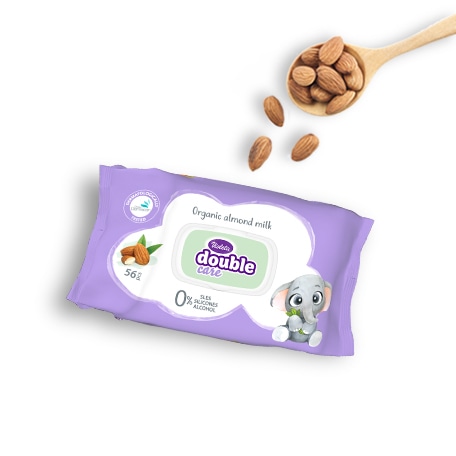 Violeta double care vlažne maramice 2x112 kom - Akcija u trgovini Dm