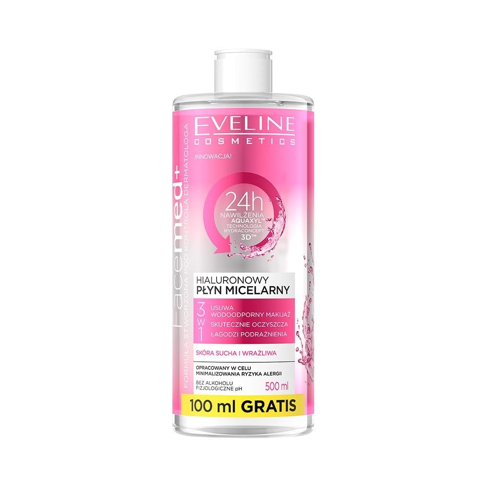 Hyaluronic Micellar Water Eveline Cosmetics - Akcija u trgovini Bipa