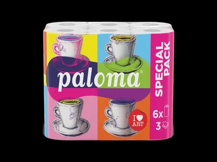 Paloma Kuhinjski ubrusi 6 x 50 listića - Akcija u trgovini Lidl