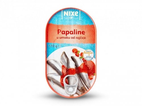 Nixe Papaline u umaku od rajčice 170 g - Akcija u trgovini Lidl