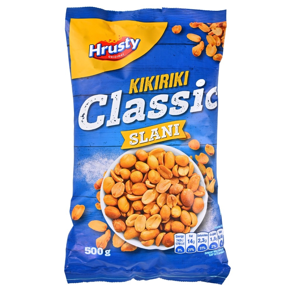 Hrusty Kikiriki 500 g Akcija u trgovini Konzum