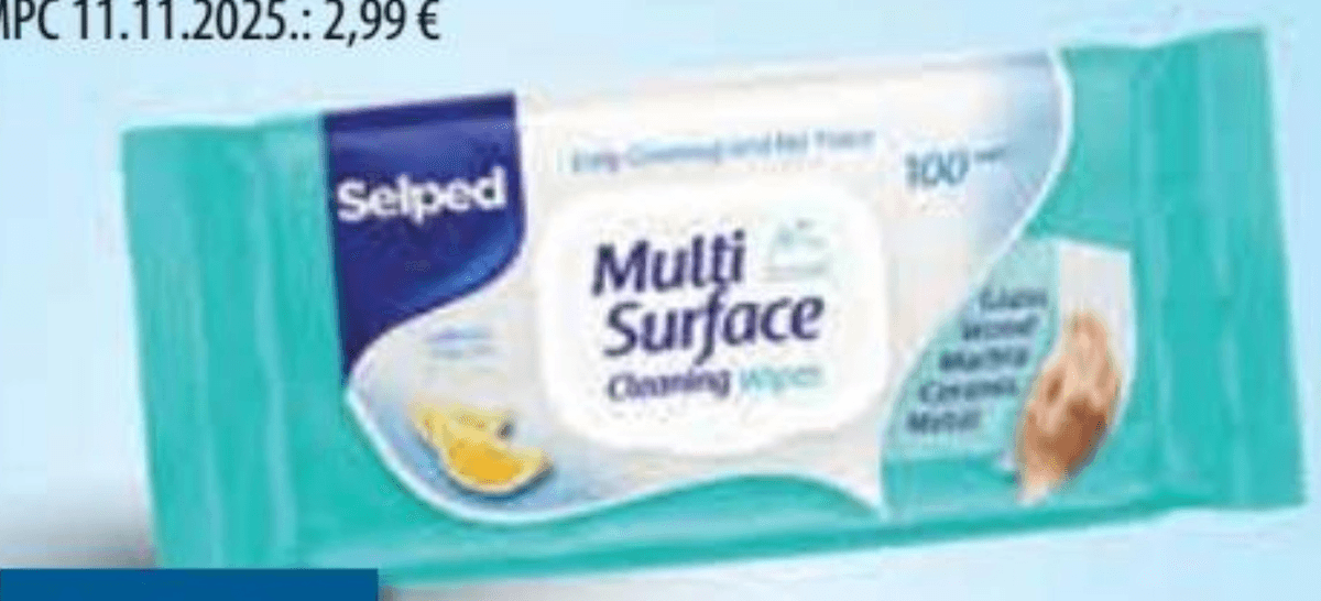 Vlažne maramice za čišćenje Selped 100 kom - Akcija u trgovini NTL