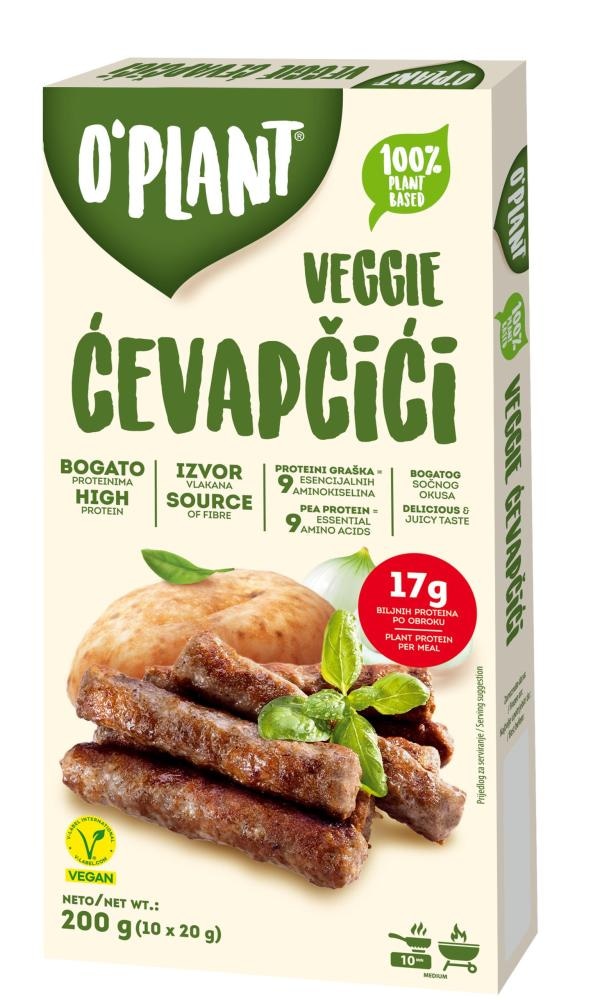 Podravka O'Plant Ćevapčići ili burgeri 200 g - 238 g - Akcija u trgovini KTC