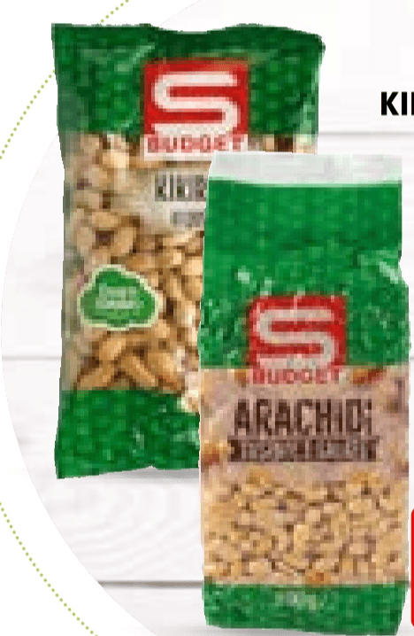Kikiriki 400 g (u ljusci), 500 g (slani, prženi) Budget - Akcija u trgovini Spar
