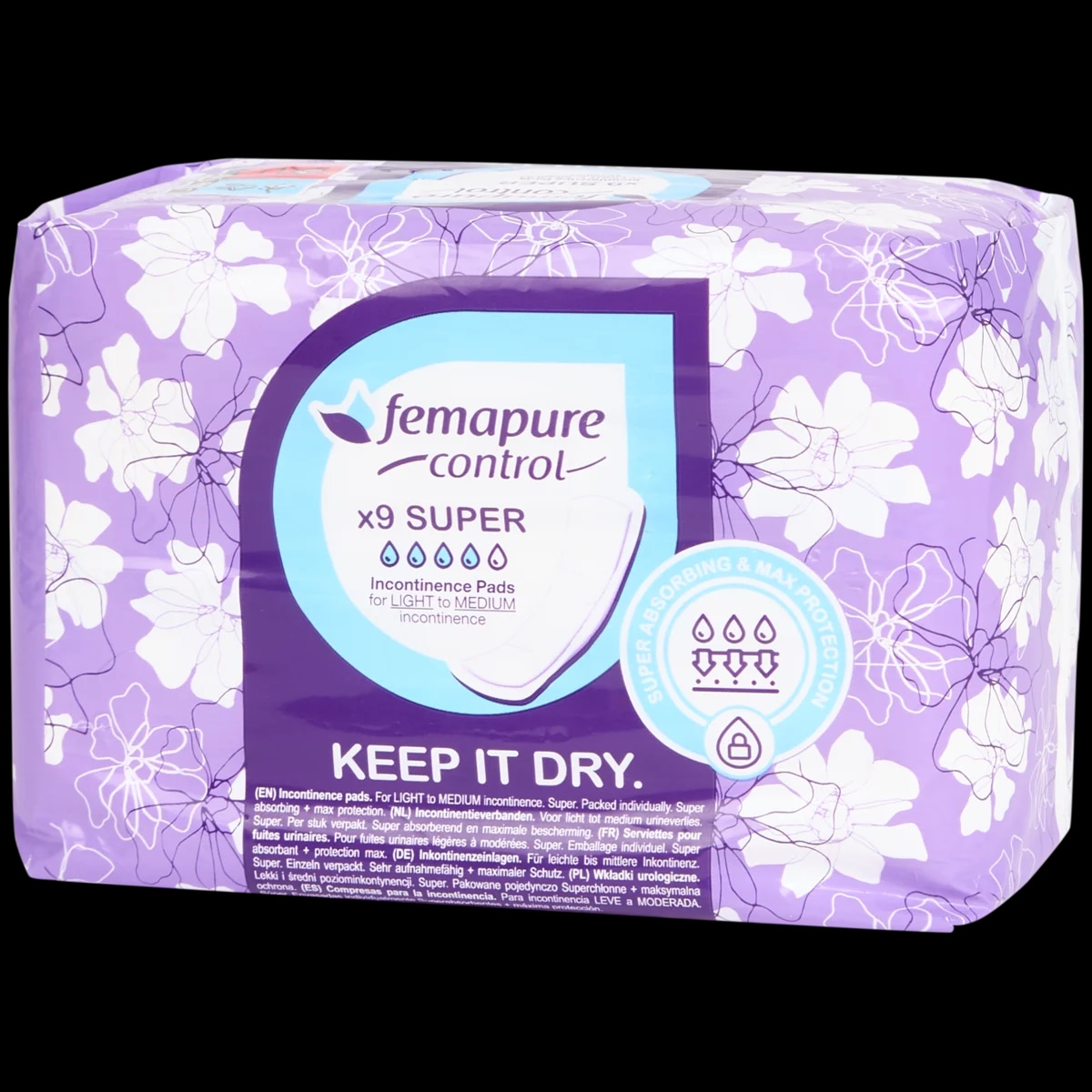 Femapure Super ulošci za inkontinenciju 9 komada - Akcija u trgovini Action