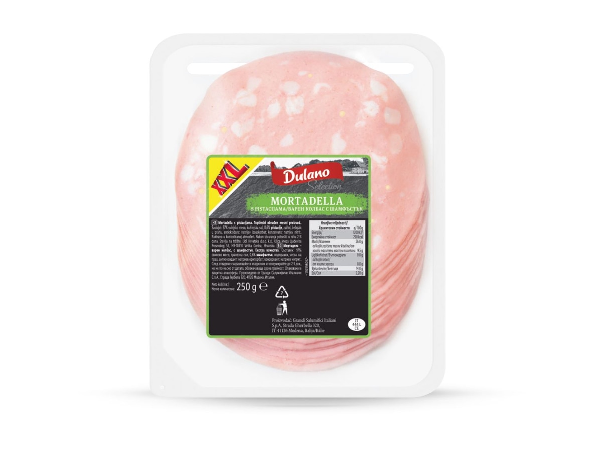 Dulano Selection Mortadela s pistacijama 250 g - Akcija u trgovini Lidl