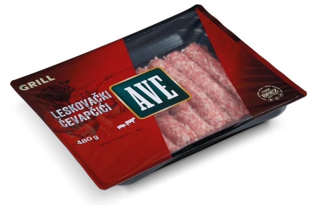 Sarajevski ćevapi ili pljeskavice 480 g AVE - Akcija u trgovini Spar