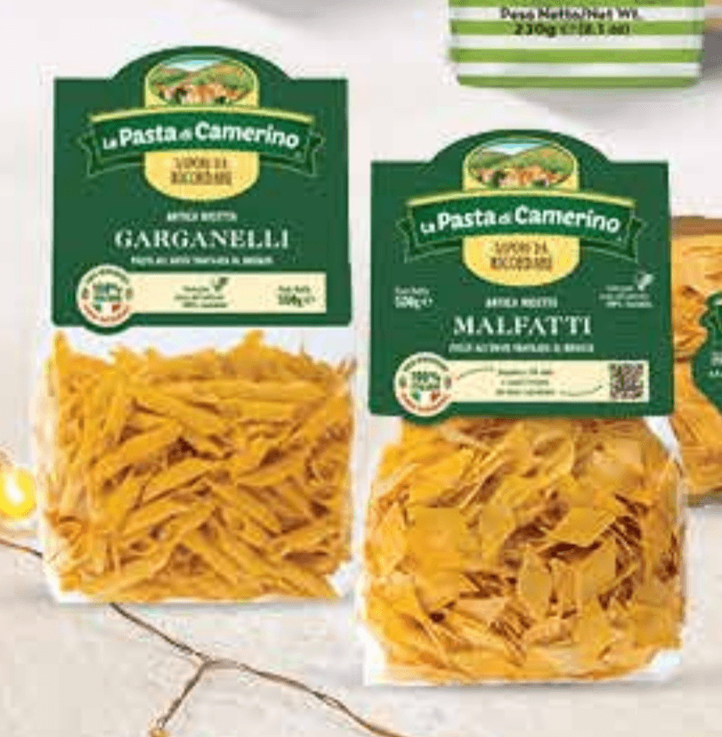 Odabrana tjestenina 250 - 500 g Camerino - Akcija u trgovini Plodine