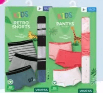 VIVESS Dječje gaćice 3 kom - Akcija u trgovini Bipa