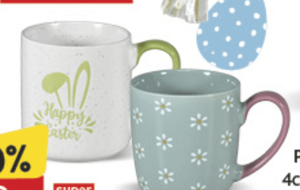 Šalica uskrsna 270 ml, 370 ml, kom - Akcija u trgovini Konzum