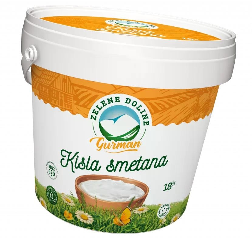 Zelene doline kisela smetana 900 g Akcija u trgovini KTC