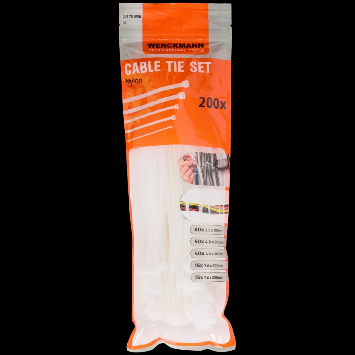 Werckmann Vezice za kabele 200 komada - Akcija u trgovini Action