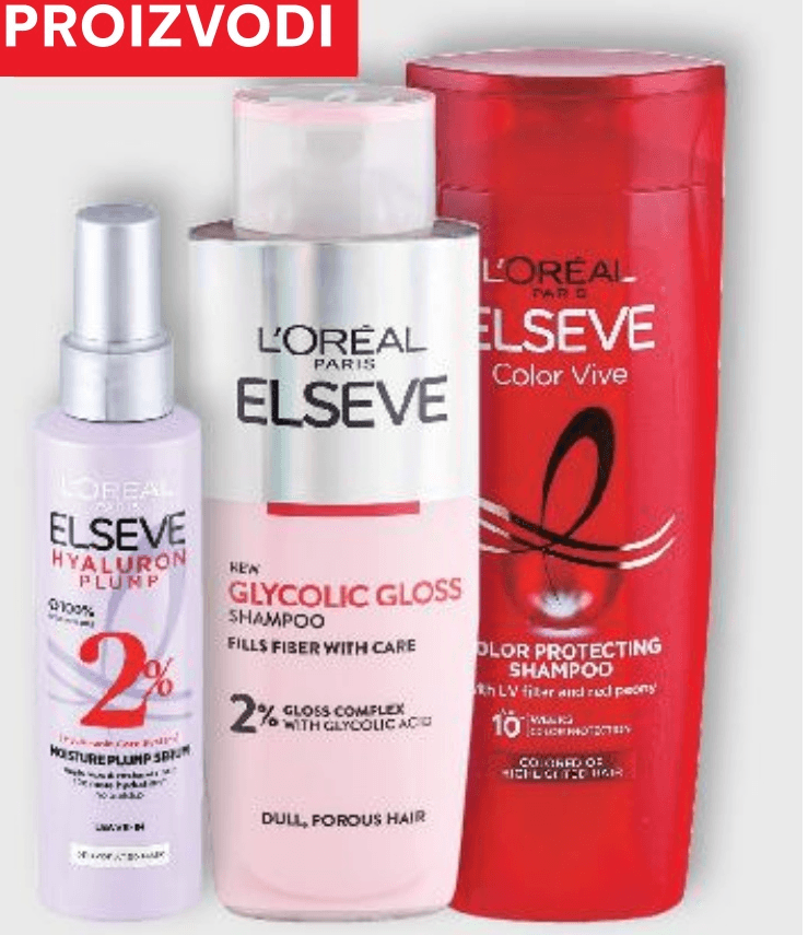 Elseve Proizvodi L'ORÉAL ELSEVE - Akcija u trgovini Kaufland