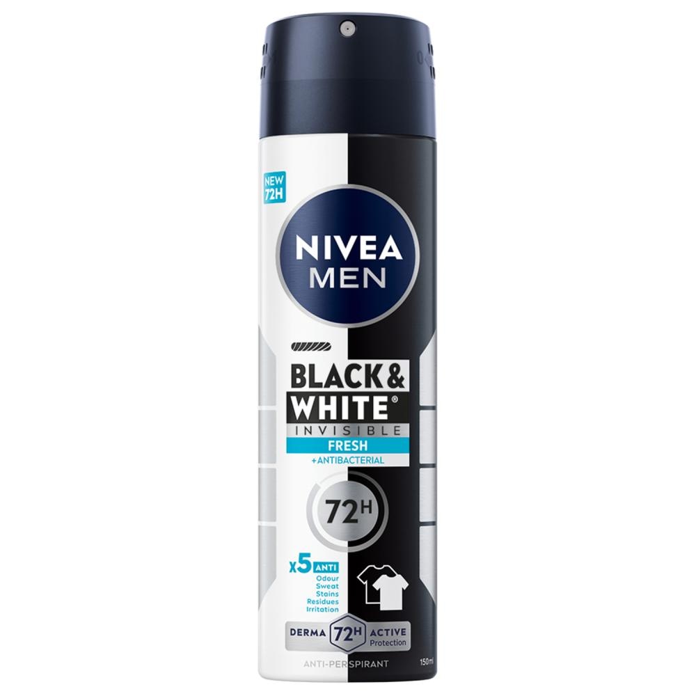 Nivea Black&White Authentic deo sprej 150 ml - Akcija u trgovini Dm