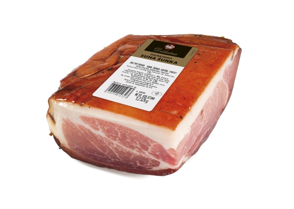 Domaća priča dalmatinska suha šunka 1 kg Akcija u trgovini Ribola