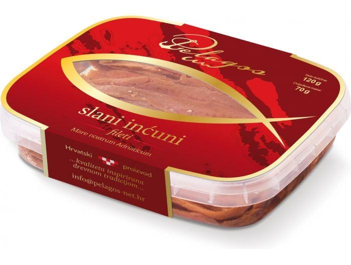 PELAGOS Slani inćuni fileti u suncokretovom ulju 120g - Akcija u trgovini Pivac