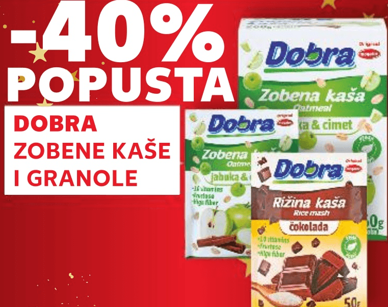 Odabrani Dobra zobene kaše i granole - Akcija u trgovini Kaufland