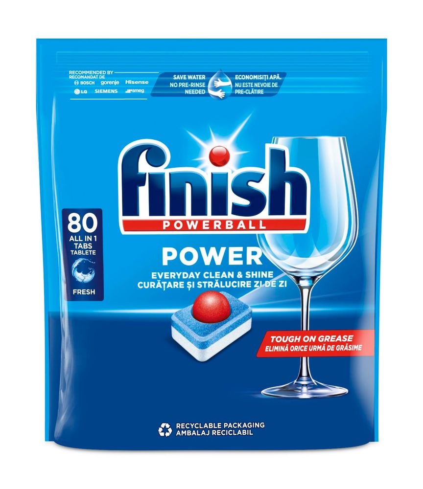 Tablete za suđe all in 1 max regular 80 kom 80 kom Finish - Akcija u trgovini NTL