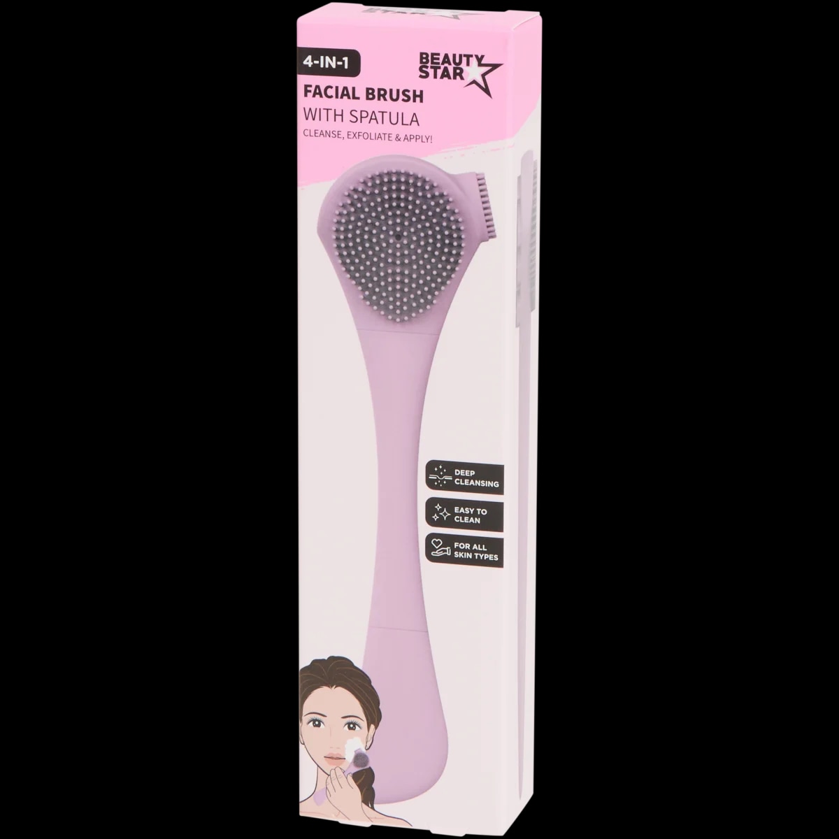 Beauty Star četkica za čišćenje lica 4-u-1 Akcija u trgovini Action