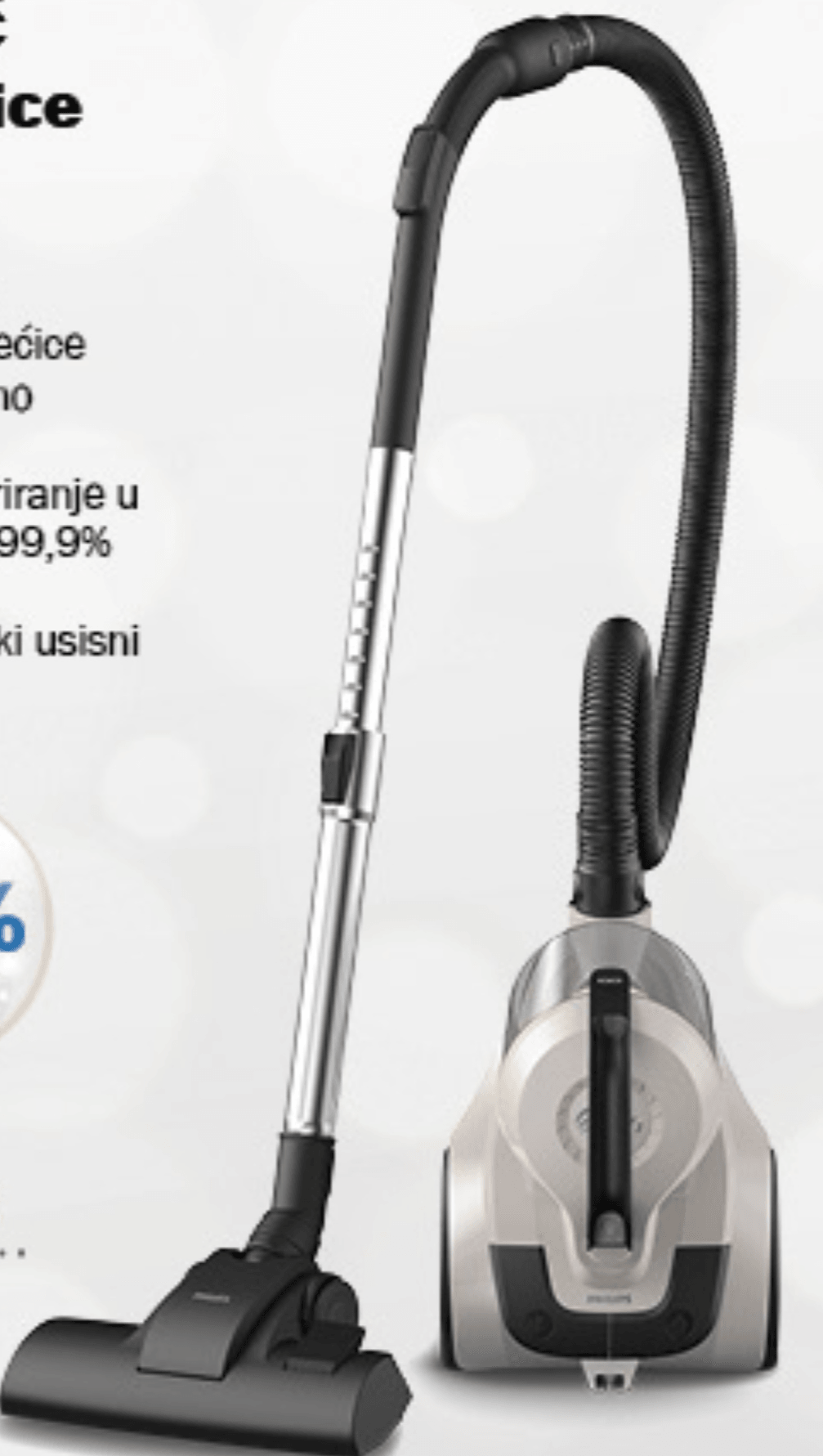 Usisavač bez vrećice Philips - Akcija u trgovini Konzum