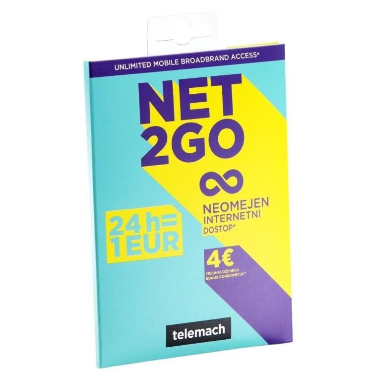 Telemach Net2Go Unlimited Plus 1 kom Akcija u trgovini Spar