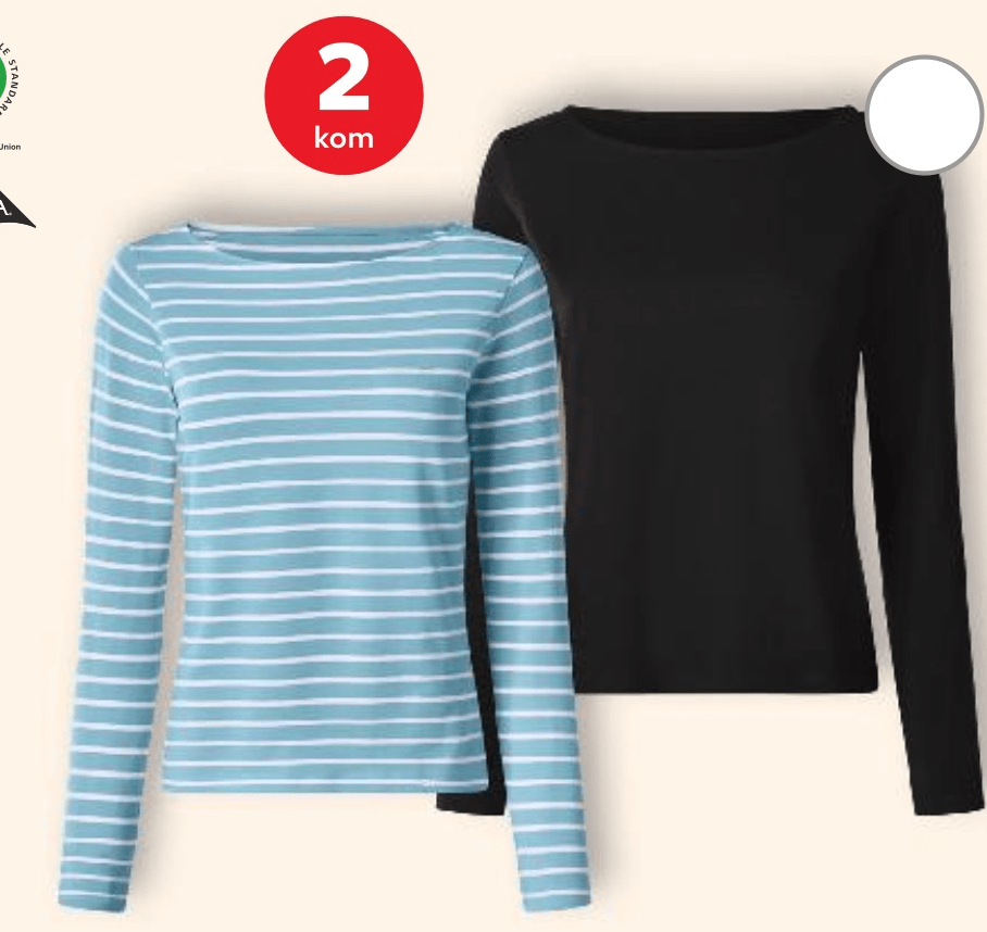 Esmara Ženska majica 2 kom - Akcija u trgovini Kaufland