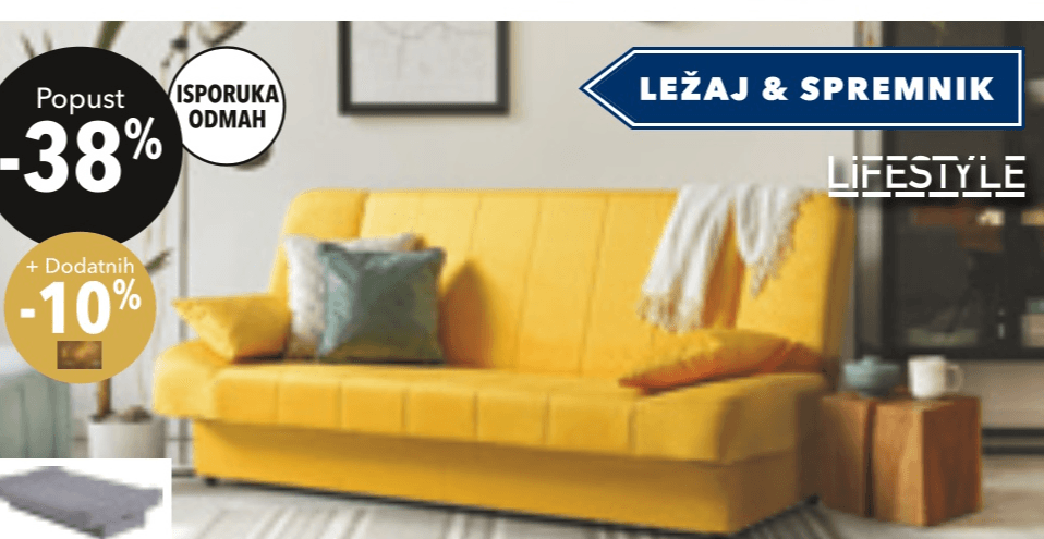 3-sjed Filip 195x95cm - Akcija u trgovini Harvey Norman