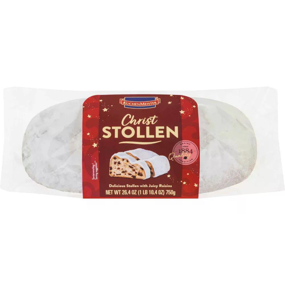 Stollen Božićni kolač 750g Kuchenmeister - Akcija u trgovini Konzum