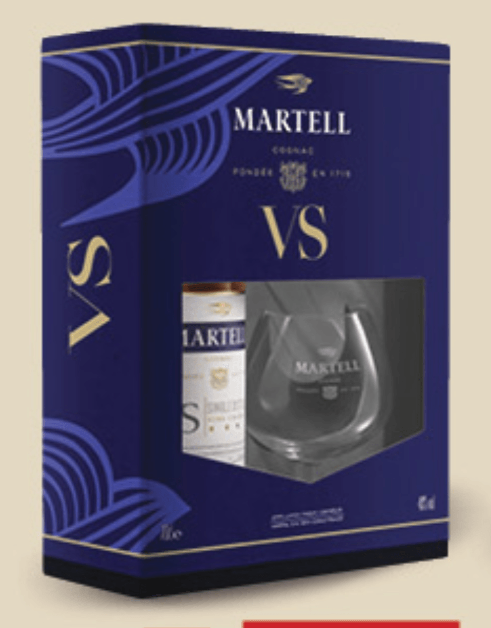 Martell konjak 0,7l + 1 čaša, set - Akcija u trgovini Konzum