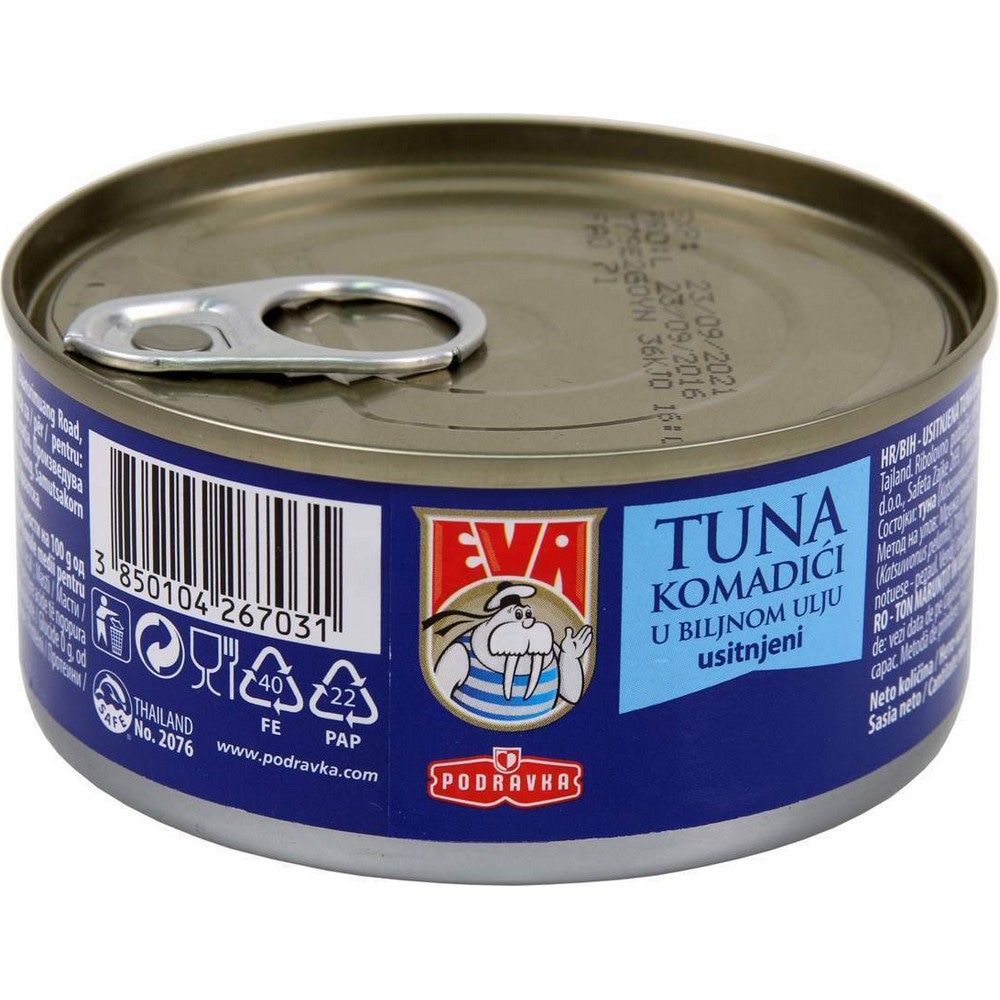 Eva Tuna komadići 112 g - Akcija u trgovini Studenac