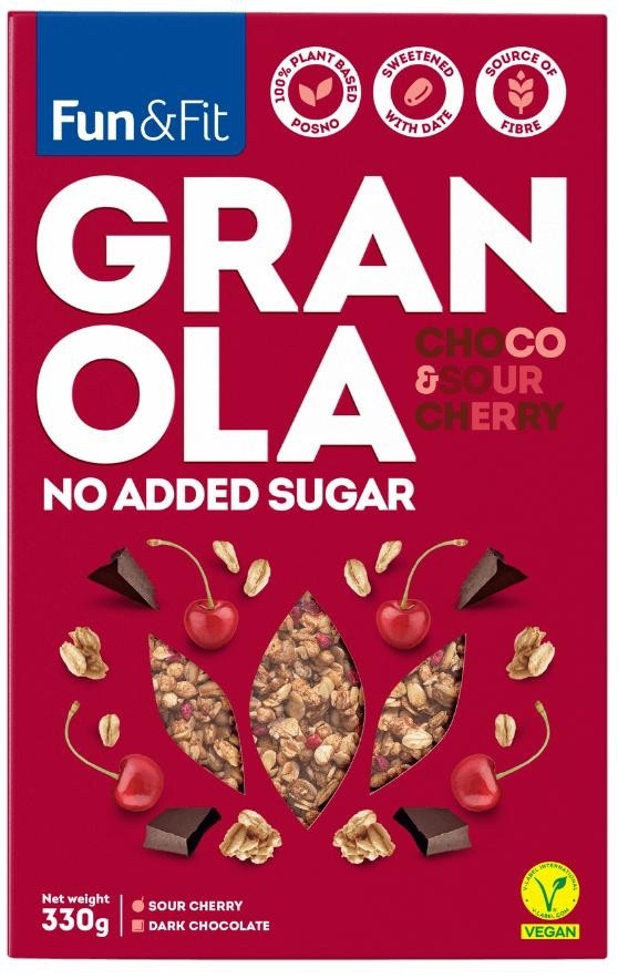 Fun&Fit Crunchy granola No Added Sugar 330 g Akcija u trgovini Žabac