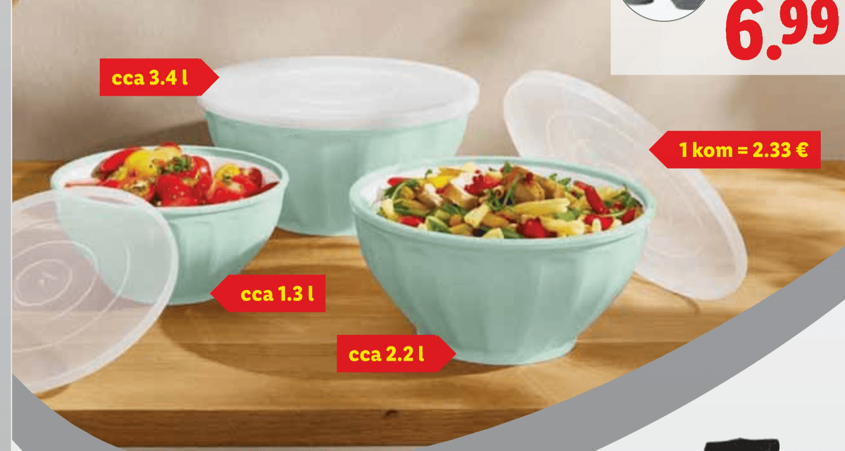 SILVERCREST Zdjele 3 komada u setu - Akcija u trgovini Lidl