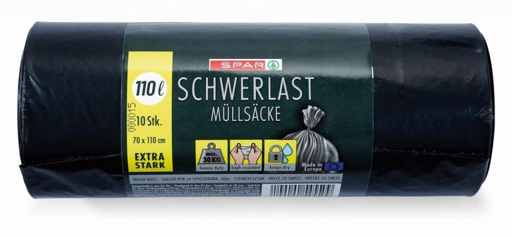 SPAR vreće za smeće 1 pak (10 komada, 110 L) - Akcija u trgovini Spar
