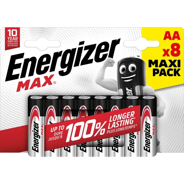Alkalne baterije ENERGIZER ALKALINE POWER LR6 (AA) 8/1 - Akcija u trgovini Pevex