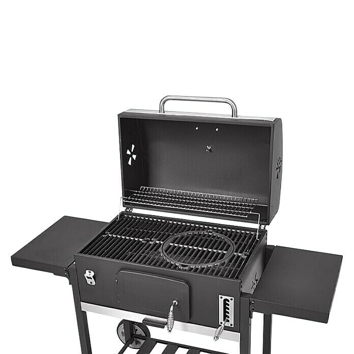 Roštilj na drveni ugljen 'Black Angus XL' Kingstone - Akcija u trgovini Bauhaus