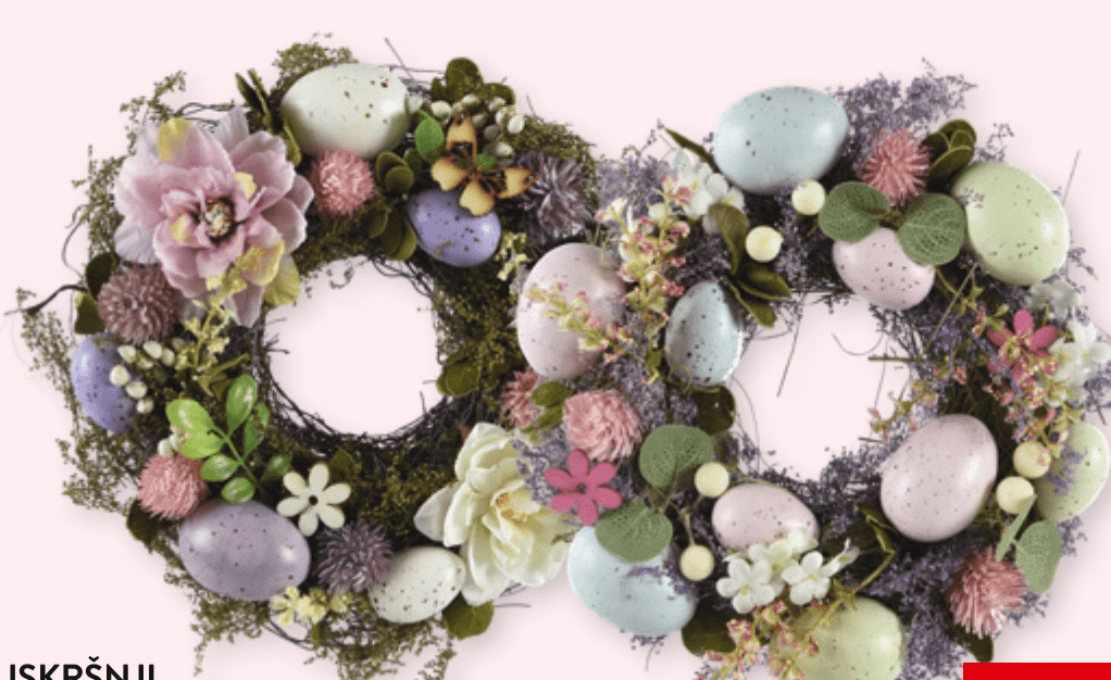 Uskršnji vijenac 1 kom - Akcija u trgovini Interspar