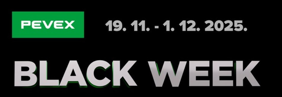 Pevex Black Week: Dva tjedna top akcija za dom i vrt! (19.11. - 1.12.)
