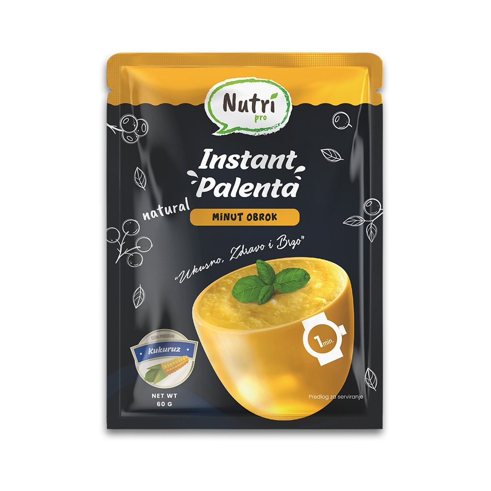 Nutri Pro Instant Palenta 60g - Akcija u trgovini Žabac