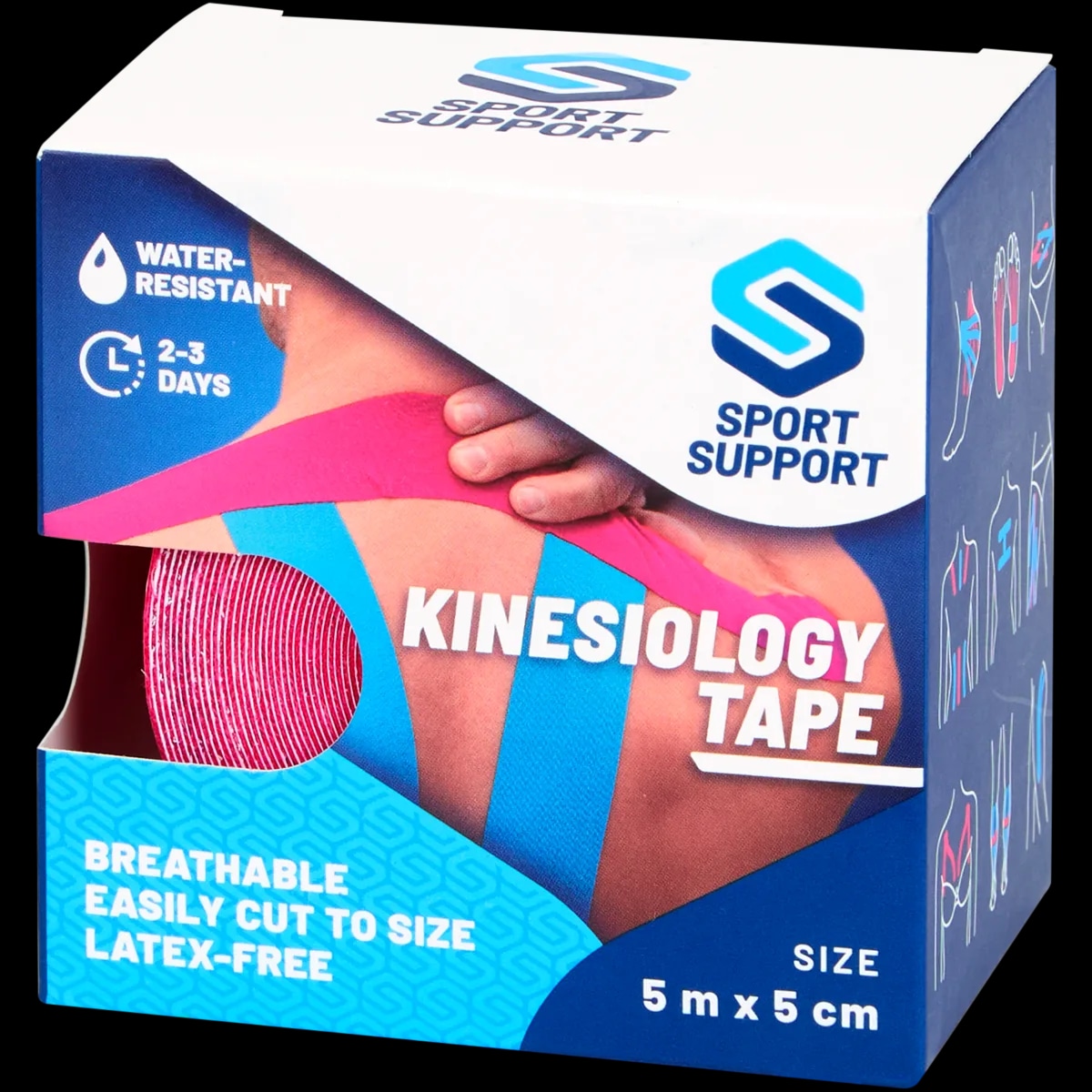 Sport Support Kineziološka traka 5 m x 5 cm - Akcija u trgovini Action