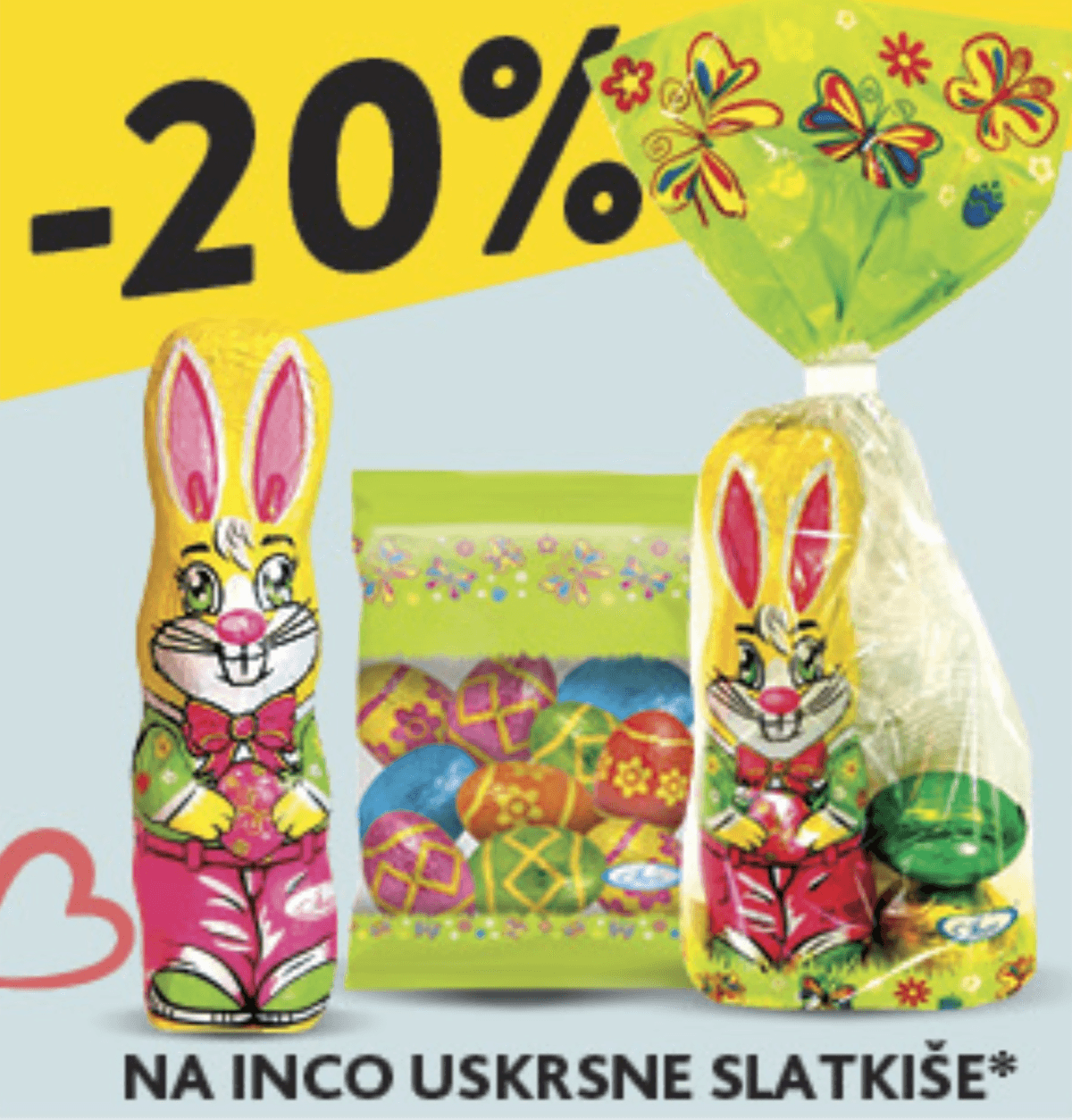 Odabrani Inco uskršnji slatkiši - Akcija u trgovini Konzum