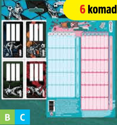 Connect naljepnice 6 komada Akcija u trgovini Plodine