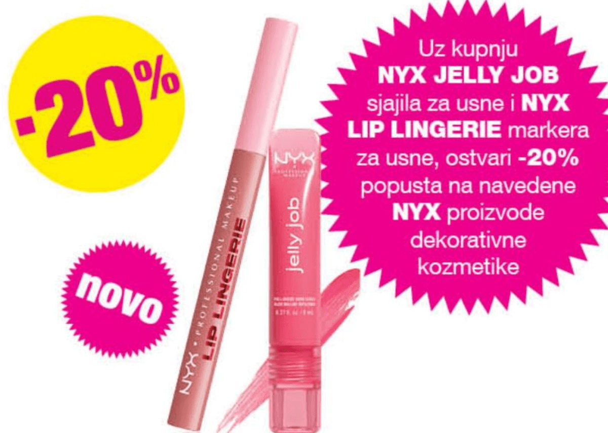 NYX Professional Makeup Lip Lingerie - Akcija u trgovini Bipa