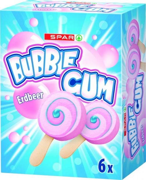 SPAR Sladoled Bubble Gum 4 x 80 ml - Akcija u trgovini Interspar