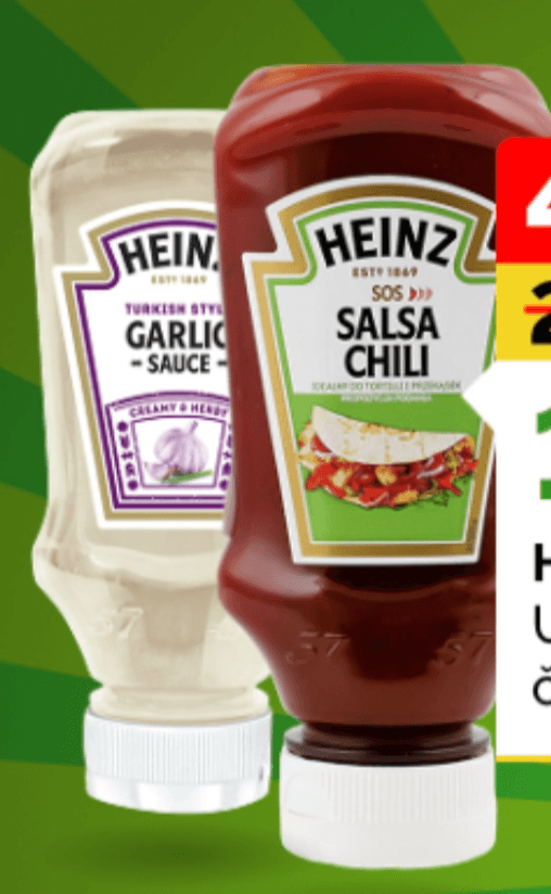Heinz Chili Salsa ili Umak od češnjaka 220ml - Akcija u trgovini Žabac