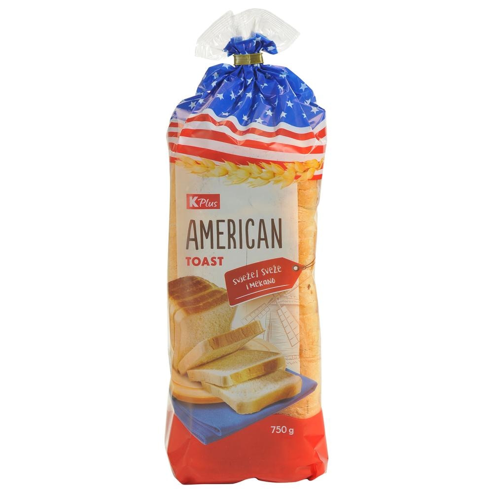 K Plus American Toast 750g - Akcija u trgovini Konzum